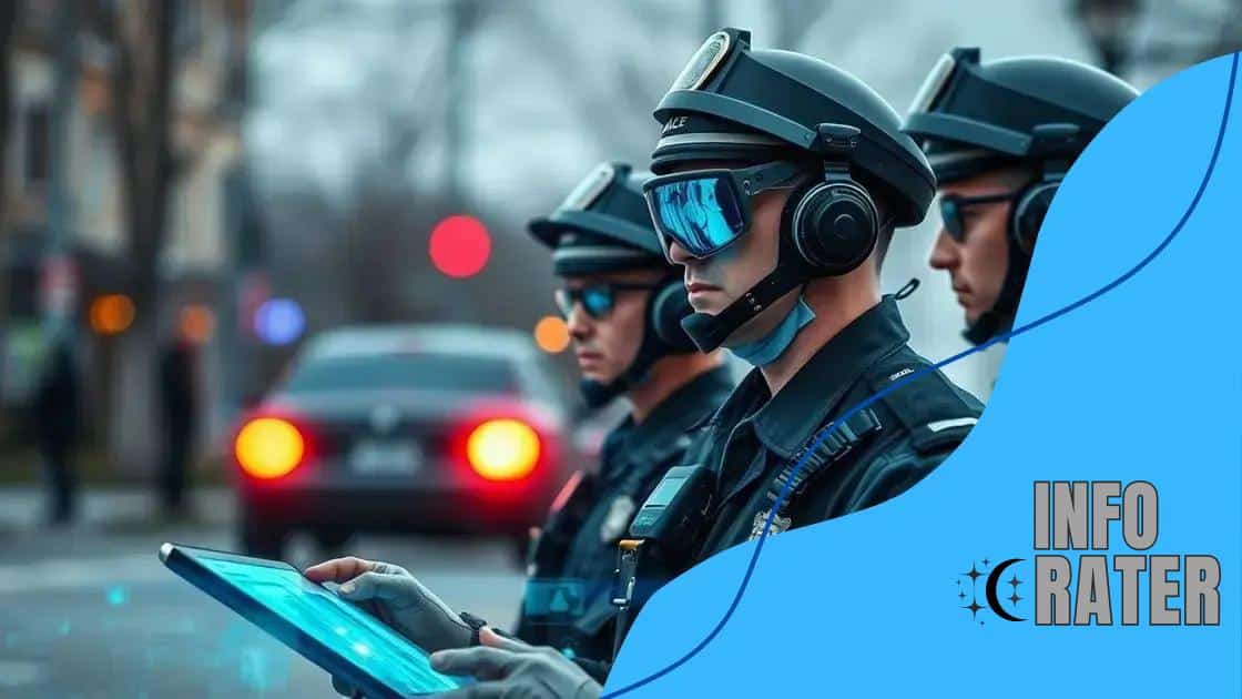 Real-world applications of AI in policing